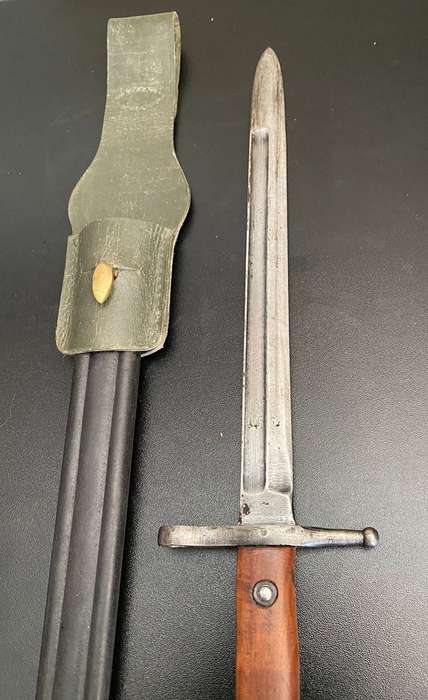 ITALIAN M1870 BAYONET WITH SCABBARD AND FROG