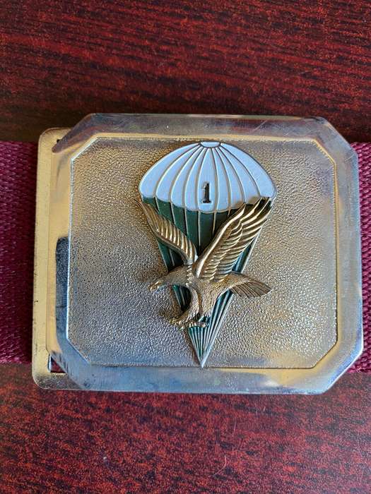 ORIGINAL 1 PARACHUTE BATTALION STABLE BELT-EXTENDED LENGTH 94CM- GOOD CONDITION