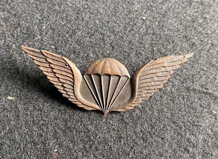 TRANSKEI SPECIAL FORCES,BRONZE NCO'S PARACHUTE WING- 2 PINS