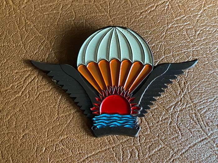 MALAWI BRONZE FREE FALL PARA WING-OTHER RANKS-ISSUED MARCH 1995- ONE PIN