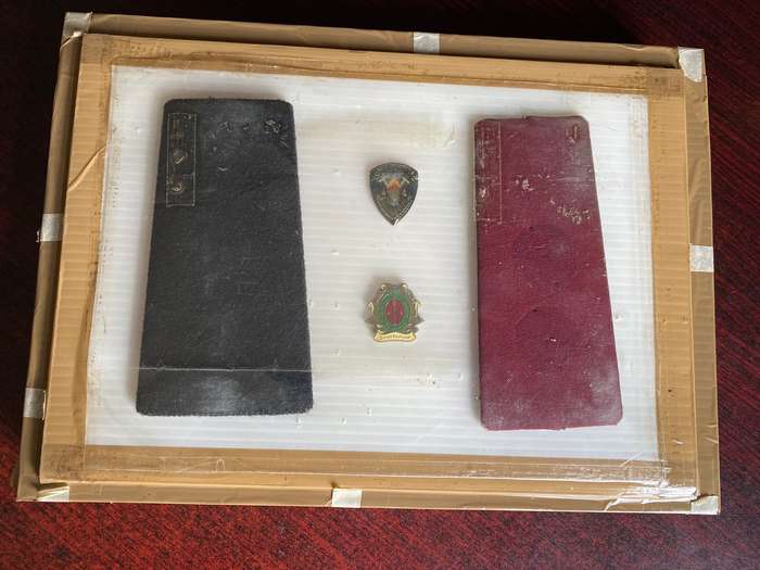 JOHANNESBURG FIRE BRIGADE BADGES AND RANKS-SOLD TOGETHER