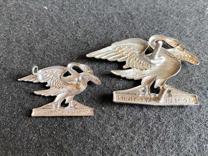 REGT. SPRINGS CAP AND ONE COLLAR,CHROMED POST 1976-LUGS COMPLETE