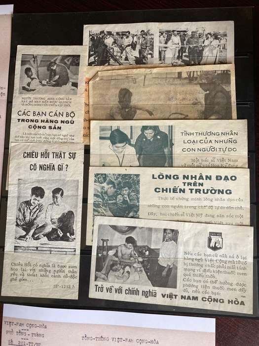 ORIGINAL PHOTOS,DOCUMENTS AND STAMPS FROM THE VIETNAM WAR-SOLD TOGETHER AS ONE LOT