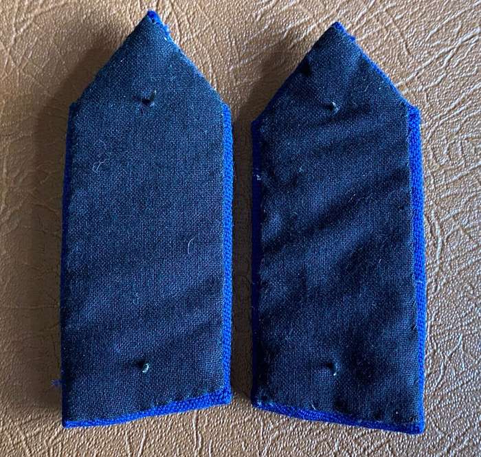 POLICE MAJOR TO COLONEL GORGET PATCH PAIR