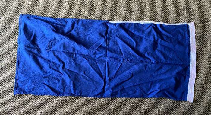 FEDERATION OF RHODESIA AN NYASSALAND FLAG (SMALL) MEASURES 90X40 CM-FLOWN FROM 1954-1964-COTTON ONE