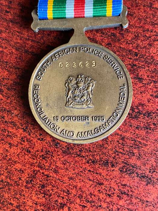 POLICE AMALGAMATION MEDAL-FULL SIZE-NUMBERED