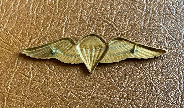 SADF PARATROOPER BASIC PARA WING-DARK BLUE BETWEEN LINES-FULL SIZE- 2 PINS