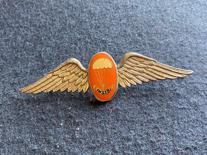 SADF FULL SIZE PARATROOPER INSTRUCTOR WING-( COLOUR VARIATION) 2 PINS