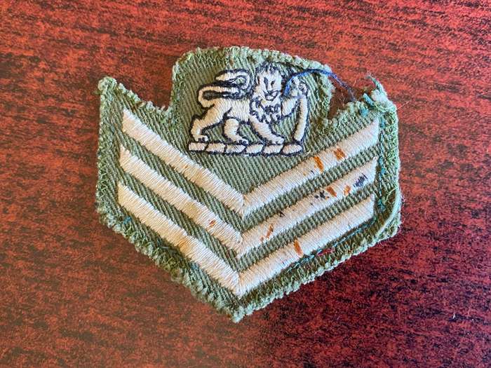 RHODESIAN COLOUR SERGEANT RANK-1970-80