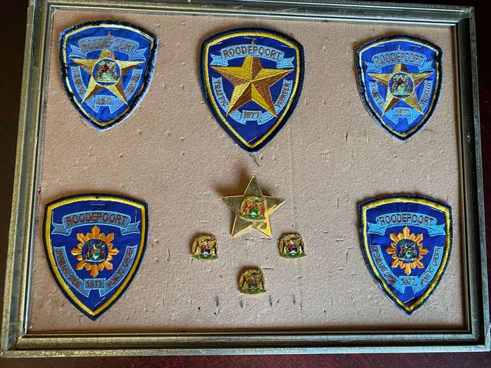 ROODEPOORT TRAFFIC DEPARTMENT BADGES COLLECTION