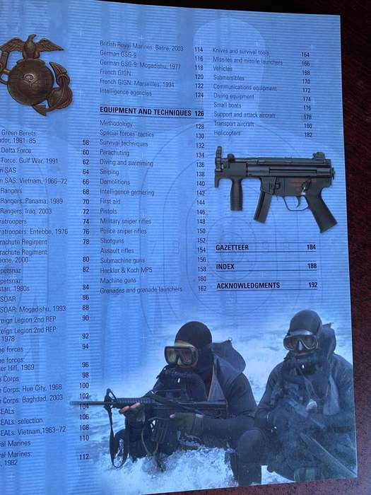 ULTIMATE SPECIAL FORCES BY HUGH MCMANNERS-HARD COVER WITH DUST COVER-192 PAGES-THE BOOK IS IN NEW CO