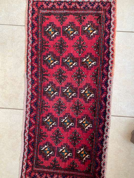 HAND KNOTTED TAR KOMAN PERSIAN CARPET-CONDITON UNUSED-MEASURES 100X46 CM