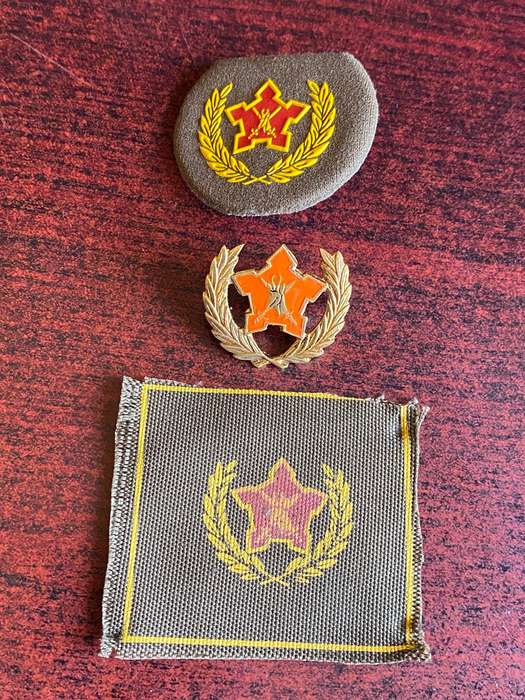 ARMY BREAST  BADGE FOR CITIZEN FORCE COMMANDO'S AND VOLUNTEERS FOR 5 YEAR SERVICE-3 VARITATIONS