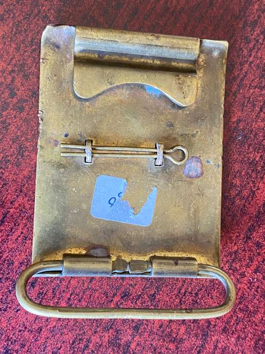 VINTAGE ZAMBIA ARMY BELT BUCKLE