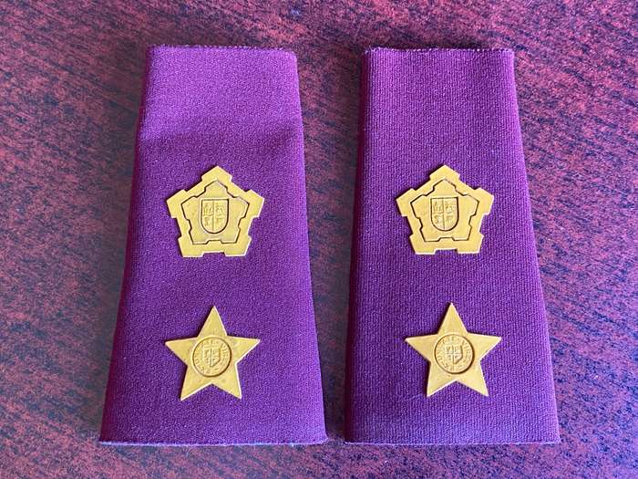 SA MEDICAL HEALTH SERVICE PAIR OF TUPPER RANKS FOR COMMANDANT