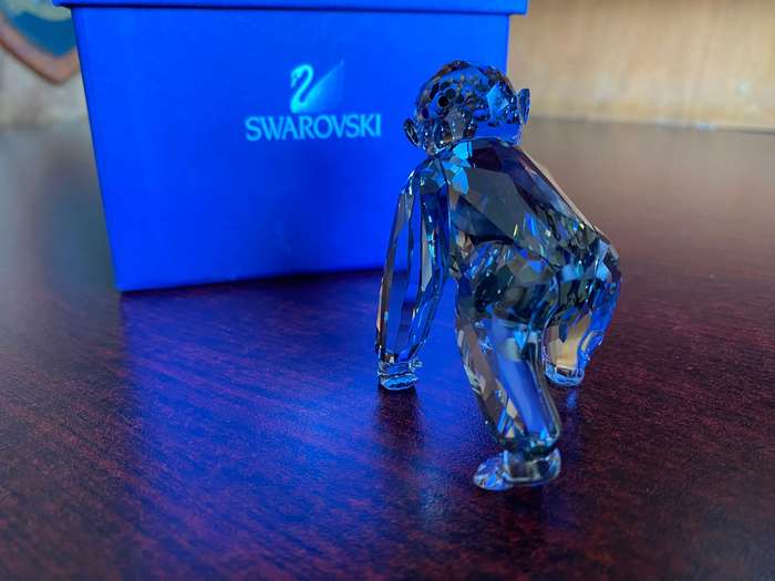 SWAROVSKI GORILLA CUB-2009-ANNUEL EDITION-SIZE 62 MM TALL-MINT BOXED