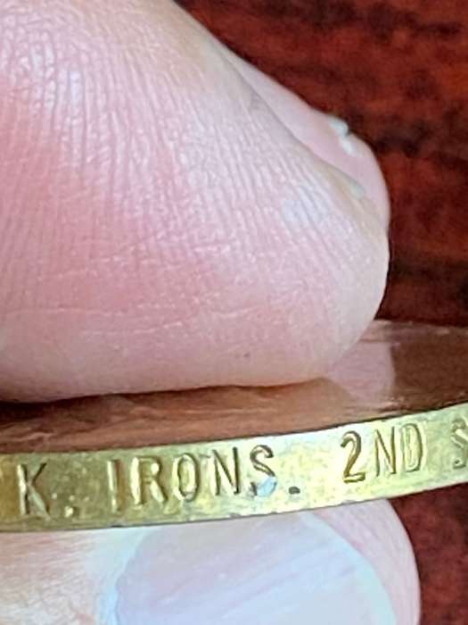 WW1 VICTORY MEDAL AWARDED TO LANCE CORPORAL EDWARD KAIGHIN IRONS, 2 SAI