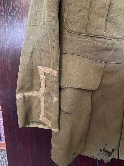 WW1 ENGINEERS UNIFORM JACKET- DAMAGED