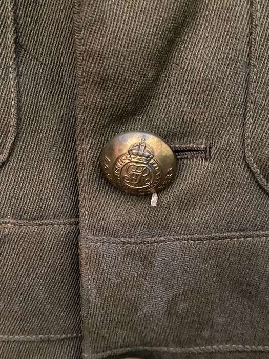 WW1 ENGINEERS UNIFORM JACKET- DAMAGED