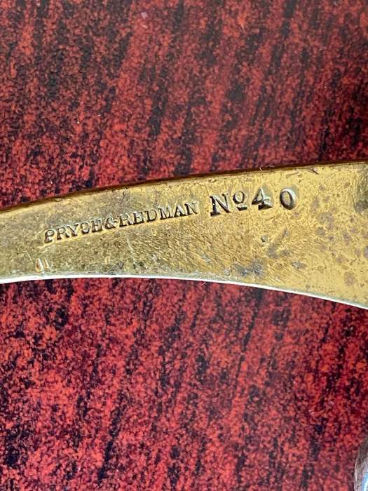 BOER WAR (ZULU WAR??) SOLID BRASS AMMUNITION MOULDS-THE ONE WITH CLEAR MAKERS MARKINGS-PLEASE LOOK A