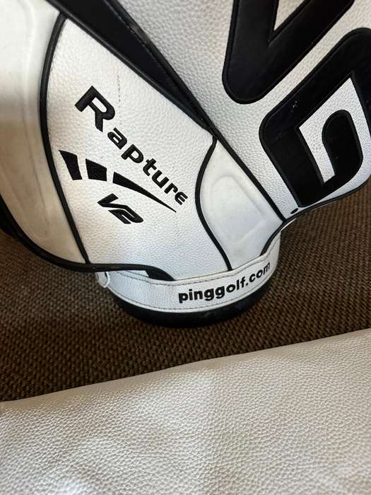 PING G10 DLX CART BAG-PRO CIRCUIT-THIS BAG IS IN VERY GOOD CONDITION,WITH ALL ZIPS WORKING-COMES WIT