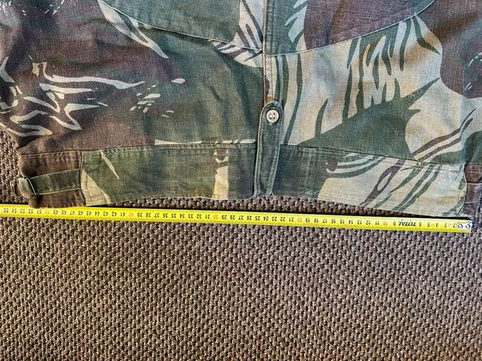 Rhodesian camo trousers, size 46, pipe length 75cm, reinforced back side.