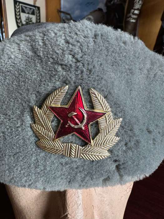 ORIGINAL RUSSIAN USHANKA (AUTHENTIC) MILITARY- SIZE 57