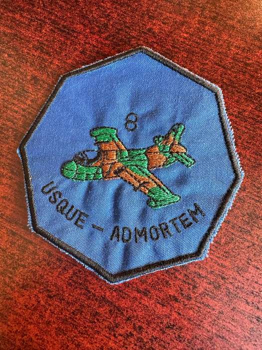SAAF 8 SQUADRON GROUND CREW AIRCRAFT FITTER,BREAST BADGE-LATE 1970'S-1980'S-ORIGINAL