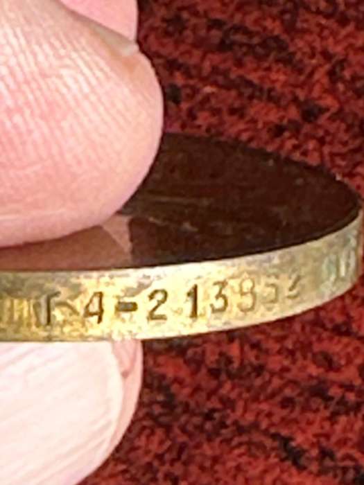 WW1 VICTORY MEDAL AWARDED TO T4-213862 DV P. THOMSON A.S.C.