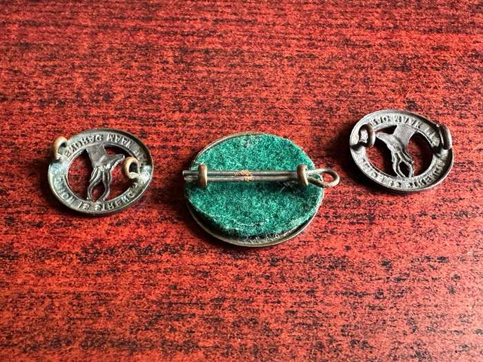 SA GENERAL SERVICE CORPS CAP AND COLLARS WW2-LUGS COMPLETE