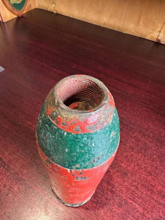 BOER WAR 15 POUND FIELD GUN PROJECTILE- HEIGHT 23 CM