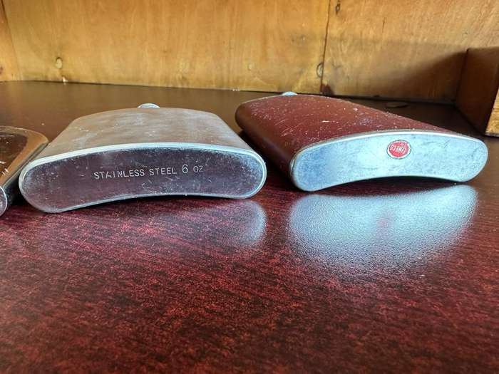 3X HIP FLASKS-SOLD TOGETHER