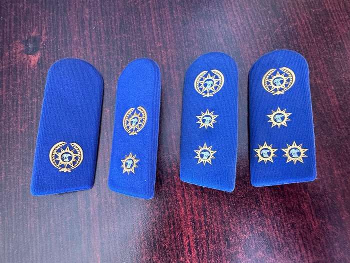VINTAGE JOHANNESBURG METROPOLITAN RANK BADGES