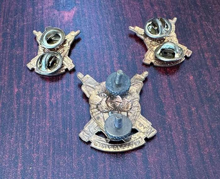 SWA Regiment Erongo cap and collars. Worn 1967-1980's. Lugs + pins intact.