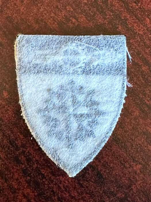 Recce Regiment Support Depot. Embroidered cap badge. Original