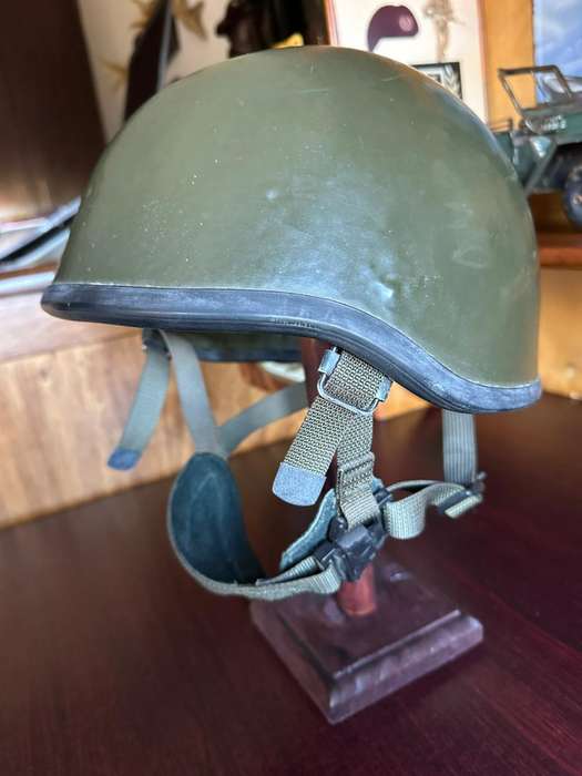 SA M86 para helmet. These helmets were exactly the same as the M83, but the chin strap has quick rel