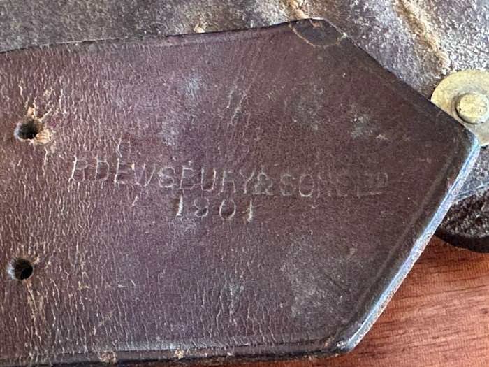 Boer War British Pattern . Maker stamped and dated 1901. Good and complete condition, considering ag