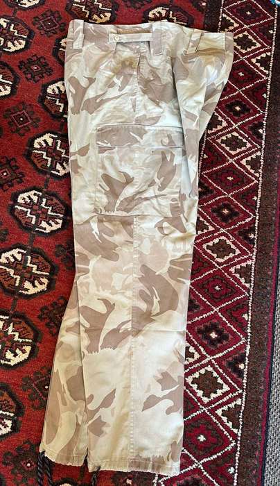 AWB Camo Trousers, Size: Please refer to pictures, Pipe Length: 81 cm