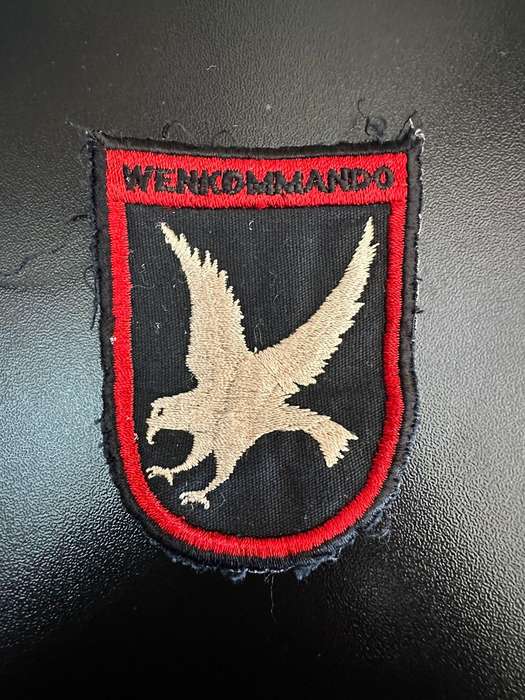 AWB wenkommando, embroidered cloth arm patch.