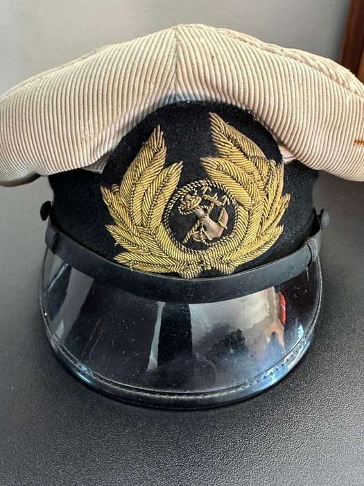 Greek Naval officers peaked cap.