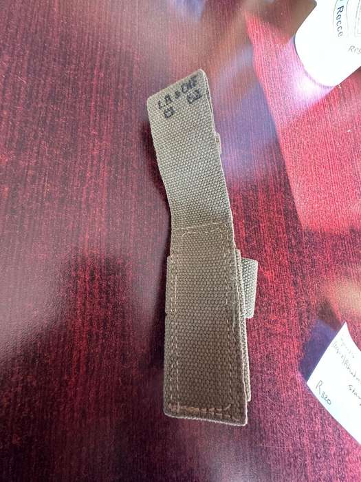 Rhodesian pattern 62 bayonet frog. Stamped.