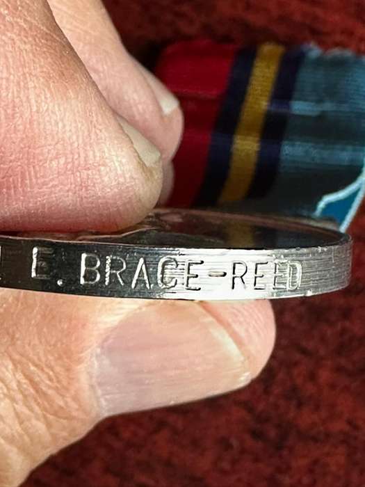 Rhodesia GSM awarded to `123524 Rfn E. Brace-Reed