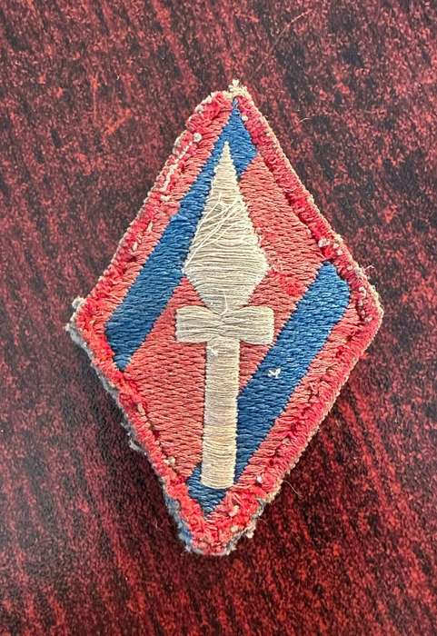 Original British WW2 arm flash for 1 corps.