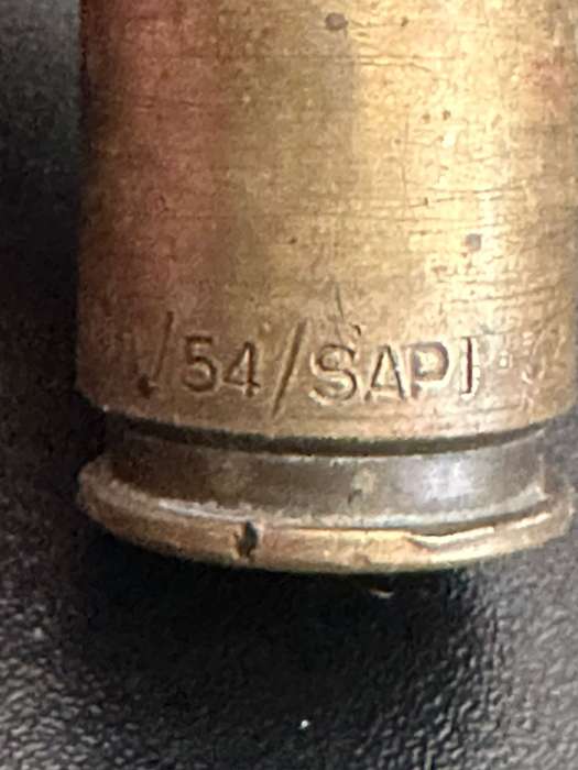 20 mm Round. Deactivated. Height 19cm.