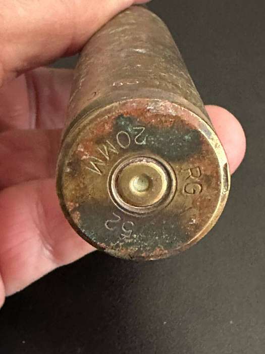 20mm. Round deactivated. Height 18cm