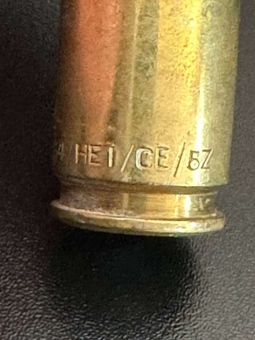 20mm. Round. Deactivated. Height 18 cm.