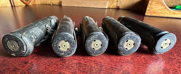 20 mm R1 M1 machine gun belt. Deactivated.
