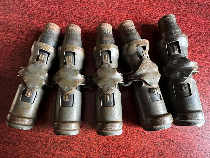 20 mm R1 M1 machine gun belt. Deactivated.