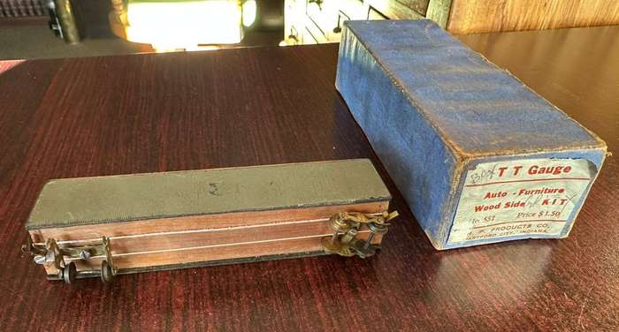 TT Guage (1:120 scale) freight car.