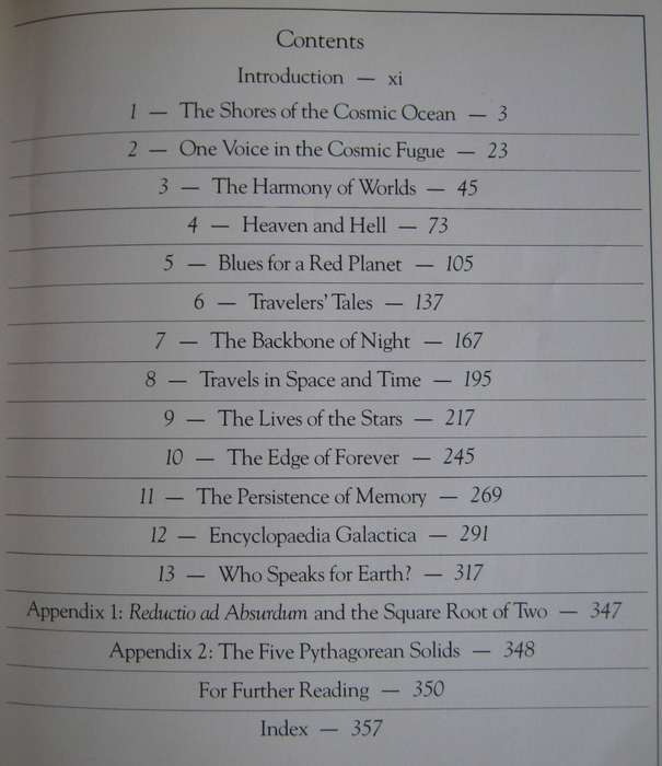 Cosmos Empire of Silver Carl Sagan